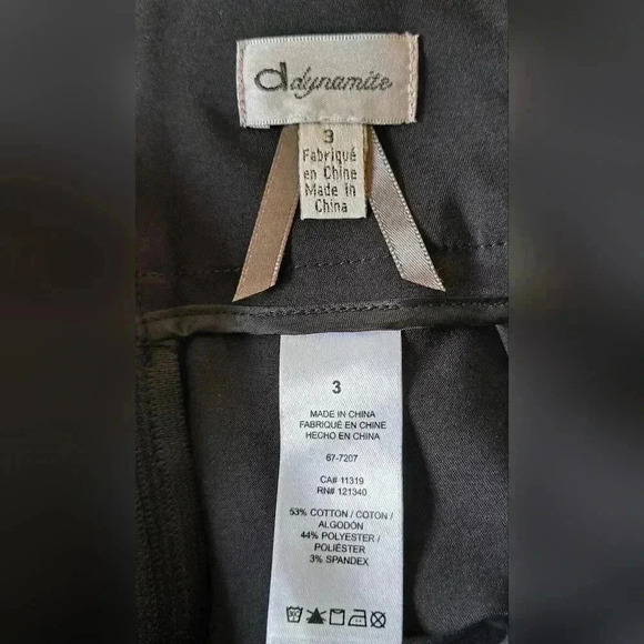 Dynamite Black Pencil Skirt - size 3 - Picture 3 of 8